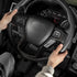 Carbon Fiber Steering Wheel Panel Compitable with Ford F150 2015-2020 Interior Accessories (ABS,1PC)...