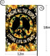 Hippie Sunflower Garden Flag Double Sided 12Wx18L Inch Imagine All The People Living Life in Peace Flag Positive Quotes Small Vertical Yard Flag f...
