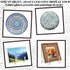 2 Pcs Acrylic Plate Stand Clear Easel Stand for Display 8 Inch Acrylic Photo Frame Bowl Stands Holder Tall Clear Vinyl Record Storage Decorative P...