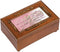 Cottage Garden Mother's Love Gift of Her Spirit Woodgrain Embossed Jewelry Music Box Plays Wonderful World...