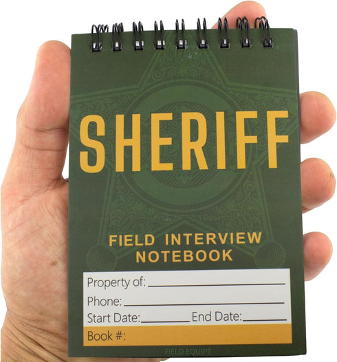 Law Enforcement Incident Report Notepads, Sheriff, Security & Police Gear, EDC Officer Notebook, Cop Gifts, Interview Equipment Accessories Book, ...