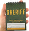 Law Enforcement Incident Report Notepads, Sheriff, Security & Police Gear, EDC Officer Notebook, Cop Gifts, Interview Equipment Accessories Book, ...