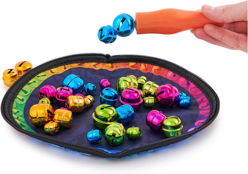 Bellz!, The Quick to Pick-up Family Magnet Game with Magnetic Wand and Colorful Bells, Giftable Pouch Included for On-The-Go Fun, for Kids Ages 6 ...
