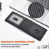 Wallet for Men, Premium Microfiber Leather Bifold Mens Wallet with ID Window RFID Blocking with Gift Box Packaging (Carbon Black)...