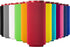 Slim Can Cooler Sleeves 12 Pack– Blank Foldable Neoprene 12oz Can Insulators – Skinny Beverage Coolers for Beer & Soda – Sublimation-Ready (Assort...