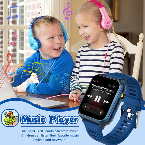 Kids Smartwatch, Toy for Boys and Girls Ages 3-13 with 24 Games, Camera, Music Playback, time Display, Video and Audio Recording Features and More...