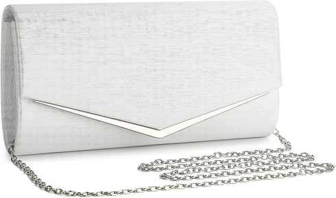 Women’s Evening Clutch Bag Elegant Cocktail Bridal Handbag Wedding Party Purse...