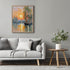 Posterizer 1 pcs- lake scene-nature-oil painting style 4-Landscape & Nature Art-Floral Botanical Art- Decor for Home & Office- unframed wall art...