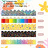 83 Ft Classroom Borders for Bulletin Board Bulletin, Removable Board Borders Trim, Bulletin Board Decorations Self-Adhesive Bulletin Borders (5 Di...