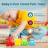 Toddler Toys Age 1-3, Baby’s First Animal Train Toy, Sensory & Soft Stacking Toys, Bright Colors - Preschool Learning Activities for Kids...