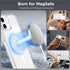 CACOE Magnetic Case for iPhone 12 & iPhone 12 Pro 6.1 inch-Compatible with MagSafe & Magnetic Car Phone Mount,Not Yellowing Anti-Scratch (Clear)...