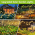 Solar Garden Lights Outdoor Waterproof, 2 Pack 16 LED Decorative Solar Swaying Lights, Solar Firefly Lights Outdoor Garden Decor Lights for Patio,...