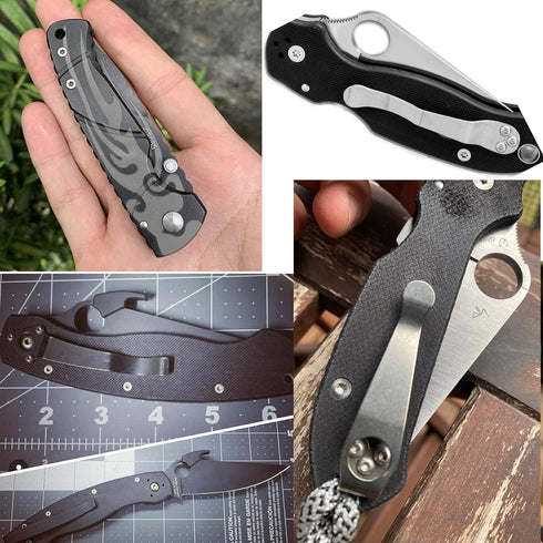 100pcs Pocket blade knife handle screws,Knife Pocket Clip Screw,Tactical Survival Knife Screw,EDC folding knives hilt fasteners,shaft pivot pin ri...