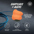 Plugfones Basic Earplug Headphones Earplug-Earbud Hybrid 27 dB Noise Reduction Rating OSHA Compliant Hearing Protection Earphones Noise Reducing W...