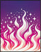 Posterizer 1 pcs-Indie Girly Pink and Purple Aesthetic Y2k-Abstract & Modern Art-Girls room art-Gift for Daughter, Son, Kids-decor for Girls, Teen...