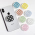 Trendy Checkerboard Phone Grip - Sleek, Expandable, Collapsible - Non-Slip, Durable, Universal Fit - Ideal for Style-Conscious Users (Green)...
