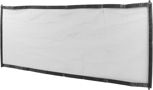 Magic Dog Gate, Dog Isolation Fence, Pet Safety Guard Gate with Sticky Hooks and Telescopic Rods Dog Mesh Gate Foldable Mesh for Pets to Play and ...