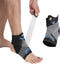 Ankle Brace for Women and Man, Ankle Compression Sleeve, Ankle Support with Adjustable Compression Strap for Sprained Ankle, Injury Recovery and M...
