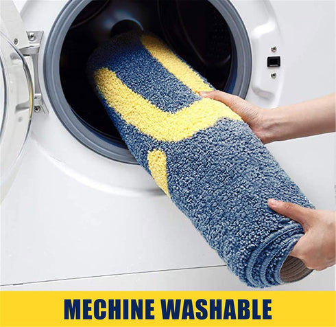 Bathroom Rug mat, Non-Slip Soft Microfiber Washable Water Absorbent Colourful Cute Bath mats Rugs Set for Bathroom,Kids,Toilet,Indoor, tub and Sho...