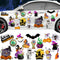 16 Pcs Halloween Magnets Reflective Car Magnets Decorations Halloween Refrigerator Magnetic Stickers Holiday Pumpkin Bat Magnet Stickers Accessori...