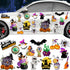 16 Pcs Halloween Magnets Reflective Car Magnets Decorations Halloween Refrigerator Magnetic Stickers Holiday Pumpkin Bat Magnet Stickers Accessori...