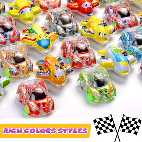 50 Pcs Toy Cars Mini Pull Back Cars, Party Favors for Kids, Small Racing Car Carnival Prizes Classroom Rewards, Pinata Stocking Goodie Bag Stuffer...