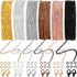 Jishi 60ft Jewelry Necklace Chains 2mm Jewelry Chain Links for Making Bracelets Earrings DIY Craft Supplies Findings, 6-Colors Gold Silver Copper ...