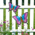 MUMTOP Metal Butterfly Wall Decor - 2 Pack Butterflies Wall Sculpture Hanging Wall Art for Indoor Outdoor Home Living Room Office Yard Garden...