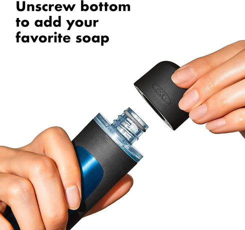 OXO NEW Good Grips Soap Dispensing Dish Scrub, Yellow...