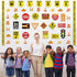 67 Pieces Christian Construction Classroom Decorations Religious Welcome Bulletin Boards Cutouts for Preschool Elementary School Motivational Scri...