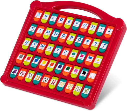 Battat – French Alphabet Toy For Learning – 50 Pop-Up Flaps – Letters, Words, Numbers, Colors, Shapes – Educational Toy For Toddlers, Kids – 3 Yea...