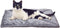 Furhaven ThermaNAP Self-Warming Cat Bed for Indoor Cats & Small Dogs, Washable & Reflects Body Heat - Quilted Faux Fur Reflective Bed Mat - Gray, ...