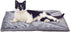 Furhaven ThermaNAP Self-Warming Cat Bed for Indoor Cats & Small Dogs, Washable & Reflects Body Heat - Quilted Faux Fur Reflective Bed Mat - Gray, ...