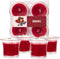 HYOOLA Clear Cup Scented Votive Candles - Berries - 12 Hour Burn Time - 4 Pack - European Made...
