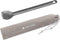 Navaris Long Handle Titanium Spork - 8.4" (21.5cm) Long Metal Utensil for Backpacking and Camping - Extra Strong and Lightweight - Includes Carry ...