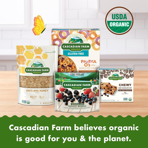Cascadian Farm Organic Vanilla Chip Chewy Granola Bars, 6 Bars, 7.4 oz....