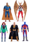 DC Comics, Black Adam and Justice Society Set, 4-inch Black Adam Toy Figures and Throne, Hawkman, Dr. Fate, Atom Smasher, Cyclone, Kids Toys for B...