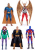 DC Comics, Black Adam and Justice Society Set, 4-inch Black Adam Toy Figures and Throne, Hawkman, Dr. Fate, Atom Smasher, Cyclone, Kids Toys for B...