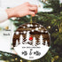 First Christmas Married Ornament 2024 Couple Birds Snow Wedding Ornament Gift for Newlywed Couple 2024 Ornament (3inch Mr mrs)...