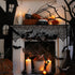 Blulu 2 Pieces Spiderweb Fireplace Mantle Scarf Lace Halloween Decoration Cover for Halloween Home Party Supply, Black, 18 by 96 inch...