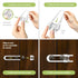 Sliding Cabinet Locks (4-Pack) 8 inch, Multi-Purpose Child Safety Lock by Skyla Homes - No Tools or Drilling Required, Best for Baby Proofing, Str...