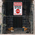 Beware of Dog Warning Sign 2 Pack, Dogs In Yard, Stop, Keep Gate Closed Sign, 12x8 Inch Rust Free Aluminum Metal, Beware of Dog Signs for Fence, E...