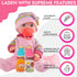 My Sweet Baby Disappearing Doll Feeding Set® | Talking Magic Bottles with Squeaking Tips. Sips and Giggles - Include 2 Doll Bottles with Disappear...