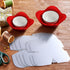 Tudomro Cozy Pre Cut Batting Microwave Quilt Batting Fabric Batting for Quilting Bowl Cozy Pattern Template Bowl Wrap Cut on Fold Template for Sew...