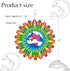 Dolphin Wind Spinners, 12 inch 3D Stainless Steel Hanging Wind Spinner Dolphin Gifts for Women/Men, Wind Catchers Kinetic Sculpture for Indoor/Out...