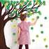 128 Pcs Classroom Tree Bulletin Board Set Woodland Whimsy Tree for Bulletin Board Leaves Cutout Classroom Tree Wall Decor for School Classroom Cha...
