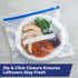 Hefty Slider Freezer Kitchen Storage Bags, Gallon Size, 56 Count...