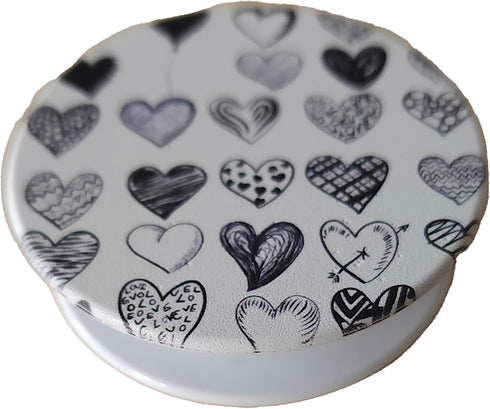 Printing Heart Phone Grip Holder & Phone Stand for Phones and Tablets...