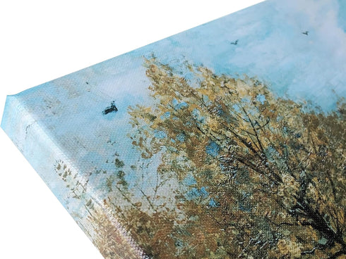Wieco Art Autumn Landscape 1885 Canvas Prints of Vincent Van Gogh Art Famous Paintings Reproduction Tree Forest Pictures Artwork Wall Art for Home...