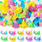 48 Pack Mini Resin Axolotl Charms, Mini Resin Axolotl for Miniature Dollhouse Decor, Tiny Animal Figures DIY Garden Aquarium Potted Micro Landscap...